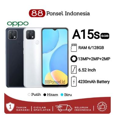 Oppo A15S RAM 6GB/128