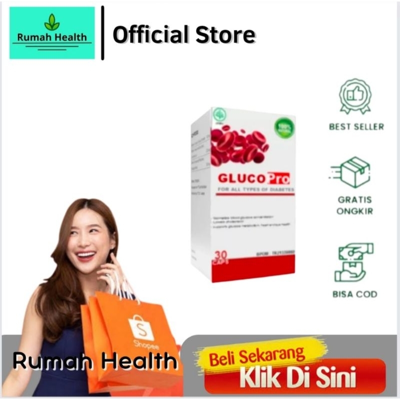 

Glucopro Asli Obat Diabetes Gula Darah Kencing Manis Aman Gluco Pro