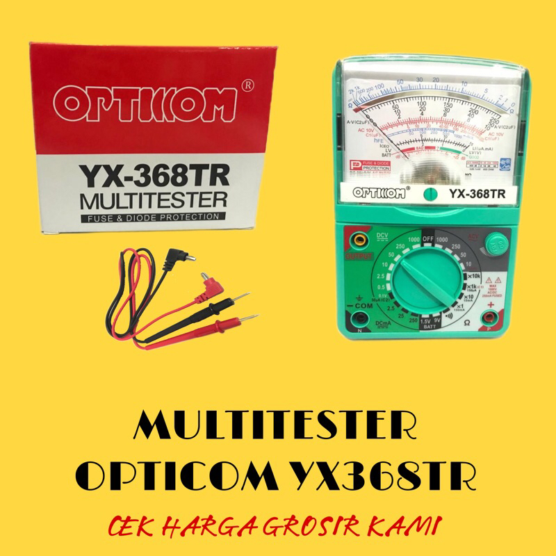 MULTITESTER ANALOG OPTICOM YX368TR