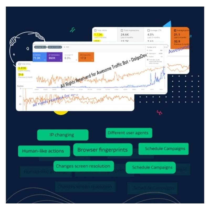 Awesome Traffic Bot - Without using VPN & Proxy
