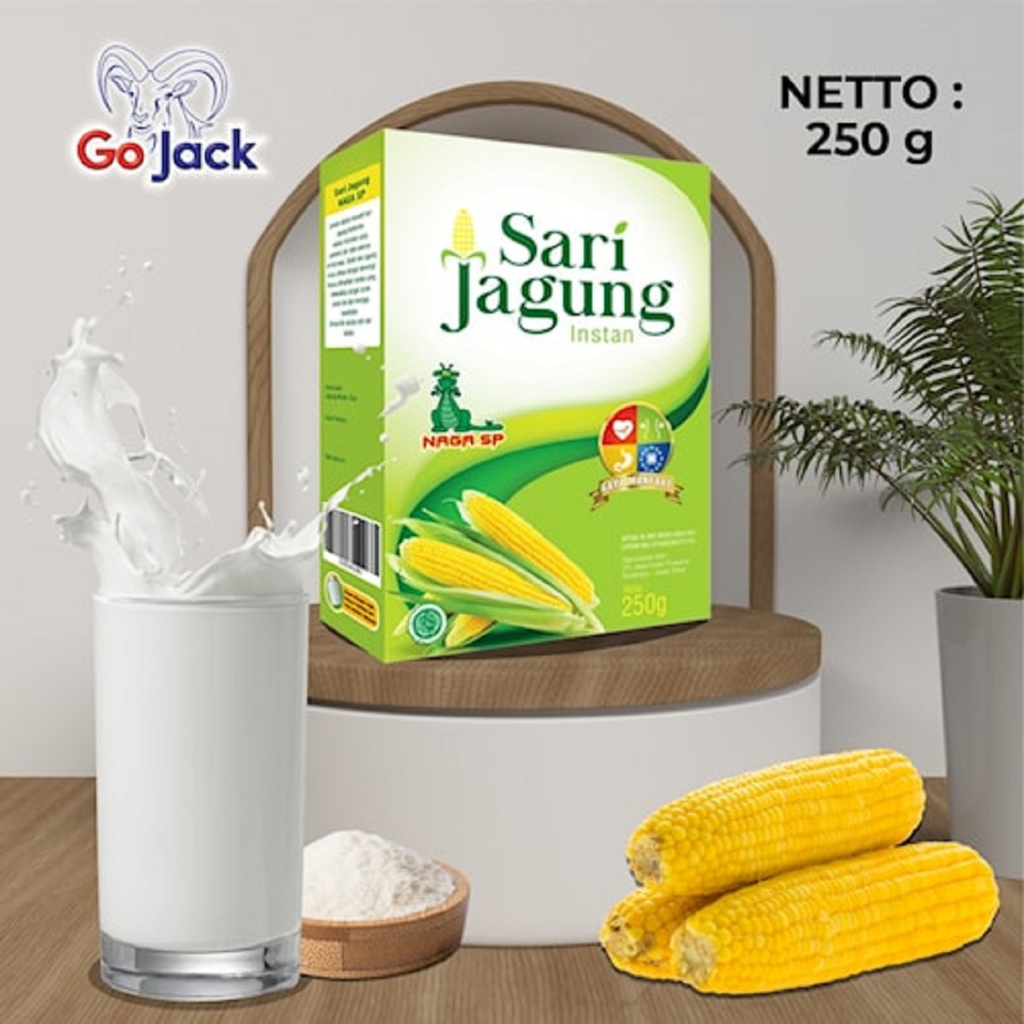

Susu Diet Rendah Lemak Sari Jagung Bubuk Pelancar BAB Naga SP 250 gram