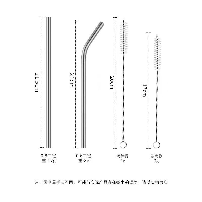 SEDOTAN STAINLESS STEEL SET 5 in 1 STAINLESS STRAW ALAT MINUM STAINLESS STRAW REUSABLE