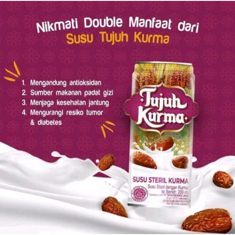 SUSU TUJUH KURMA KALENG 200ML