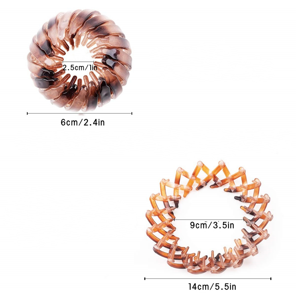 Jepit Rambut Donat  Jepit Sarang Burung / Hair Claw Clip / Jepit Rambut Korea Bulat /Meatball hair Clip