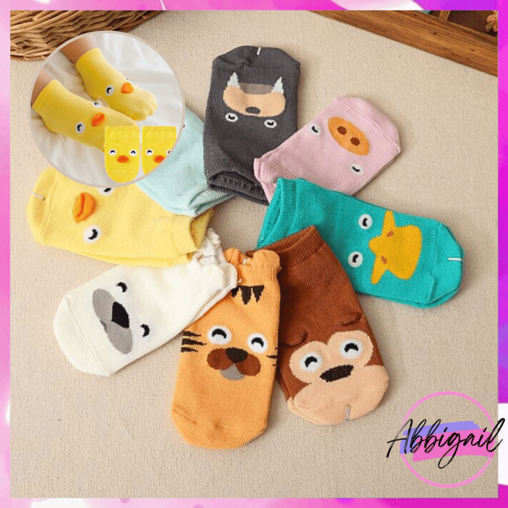 𝘈𝘉𝘎✰ Babyfit Kaos Kaki Bayi Cute Animal 3D Lucu Enak Pakai Lentur Nyaman Impor 1303