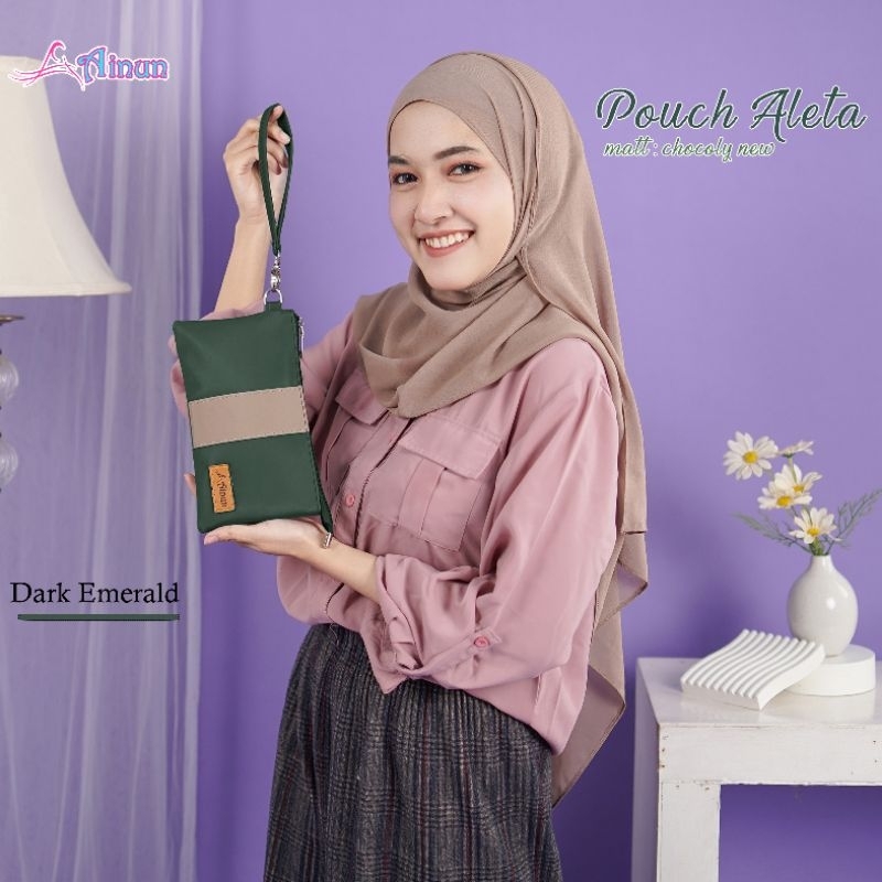 ALETA POUCH BY AINUN DOMPET WANITA MURAH BAHAN CHOCOLY