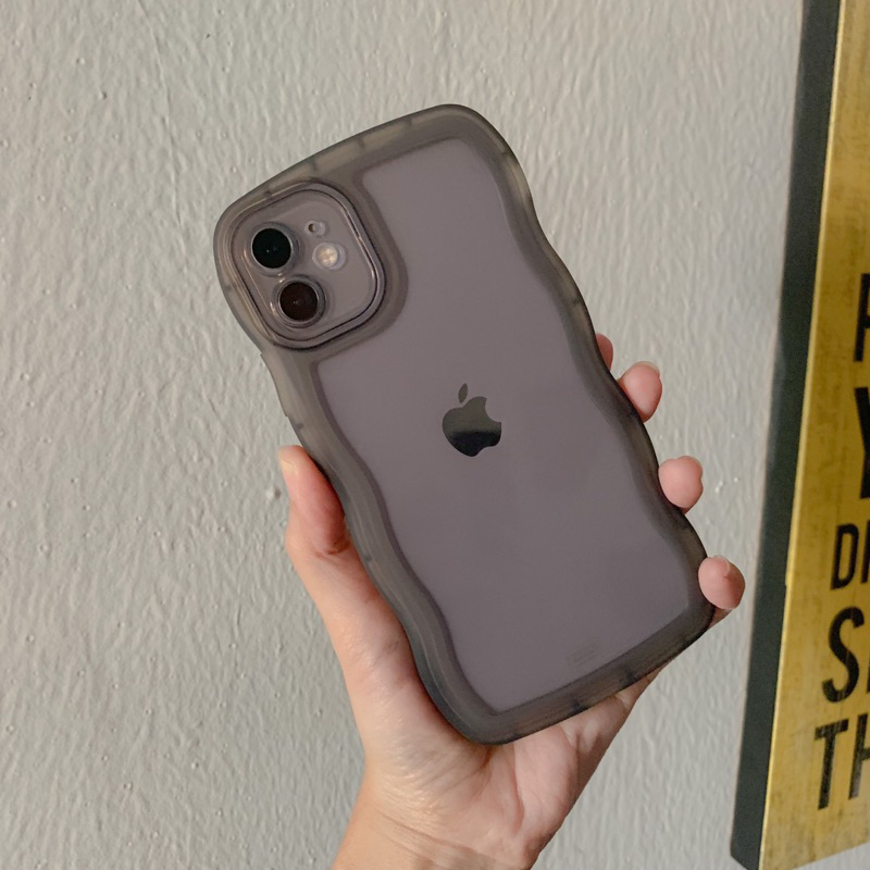 [Ready] SweetPosh iPhone Case Wiggle Clear Black for iPhone XR, iPhone 11