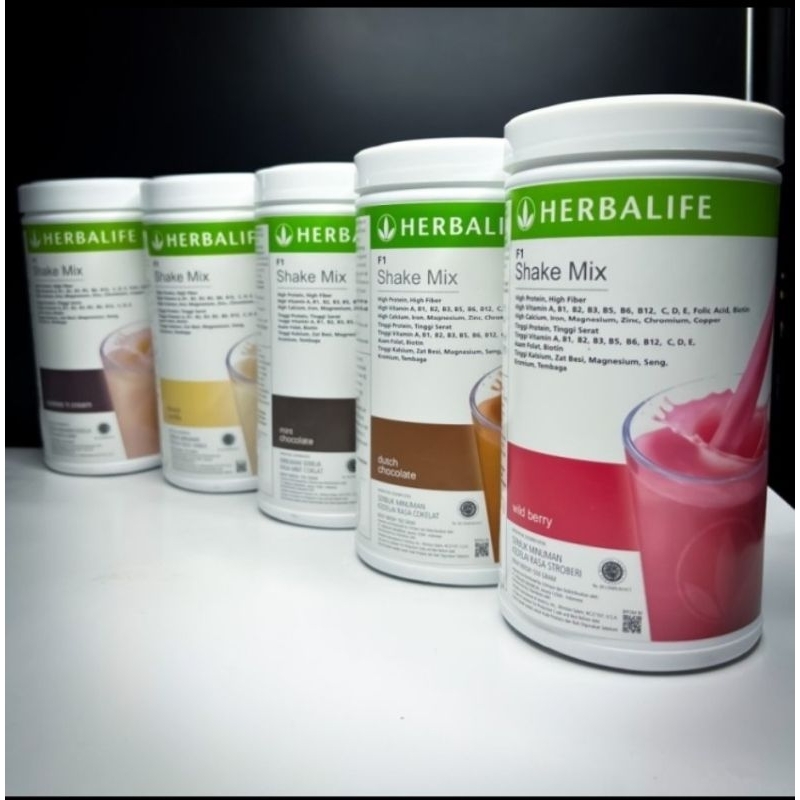 

HERBALIFE SHAKE ALL VARIAN RASA READY SHAKE MIX F1 SUSU DIET COKLAT VANILA WILDBERRY COOKIES MINT