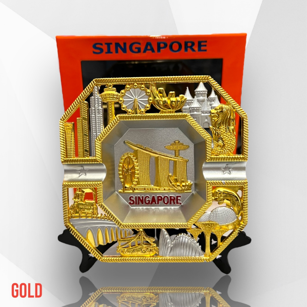 Souvenir  Singapore / Oleh-Oleh  singapore / Asbak rokok Singapore / hiasan singapore