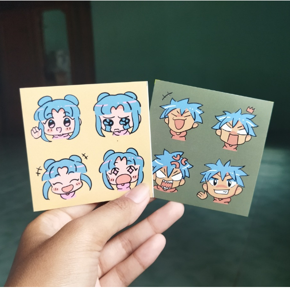 

Stiker Lucu Ekspresi Wajah Cewek&Cowok