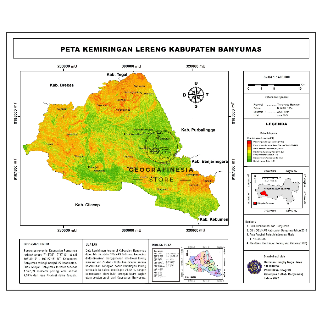 

Jasa Pembuatan Peta Kemiringan Lereng