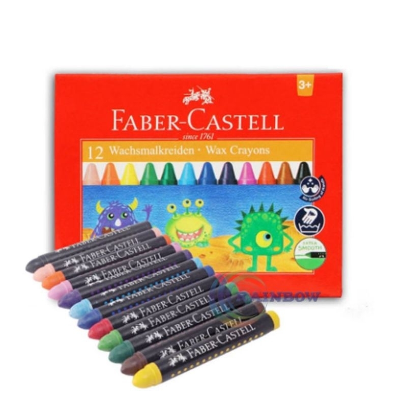 

Faber castell wax crayon 12 w pdk
