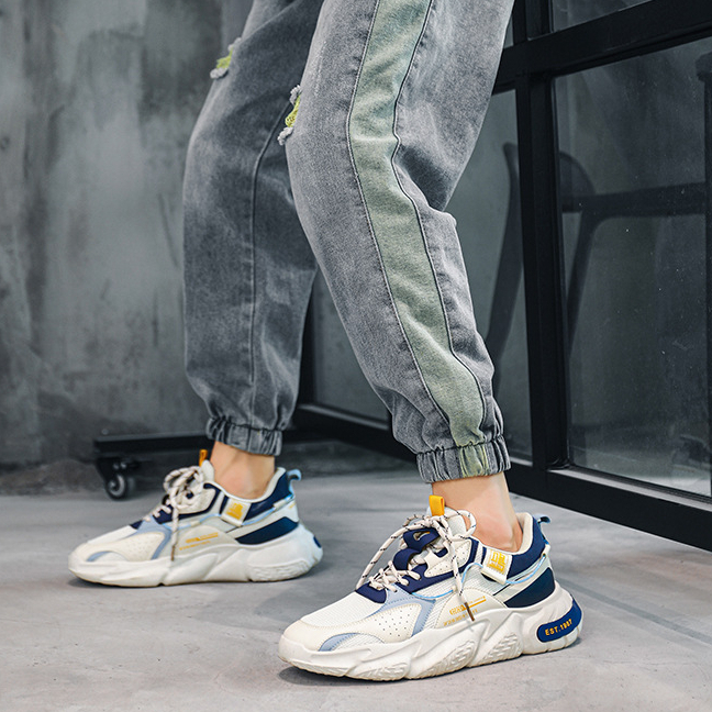 TBIG [COD] Sepatu Sneakers Pria QBISHOES Sepatu Import Fashion Olahraga