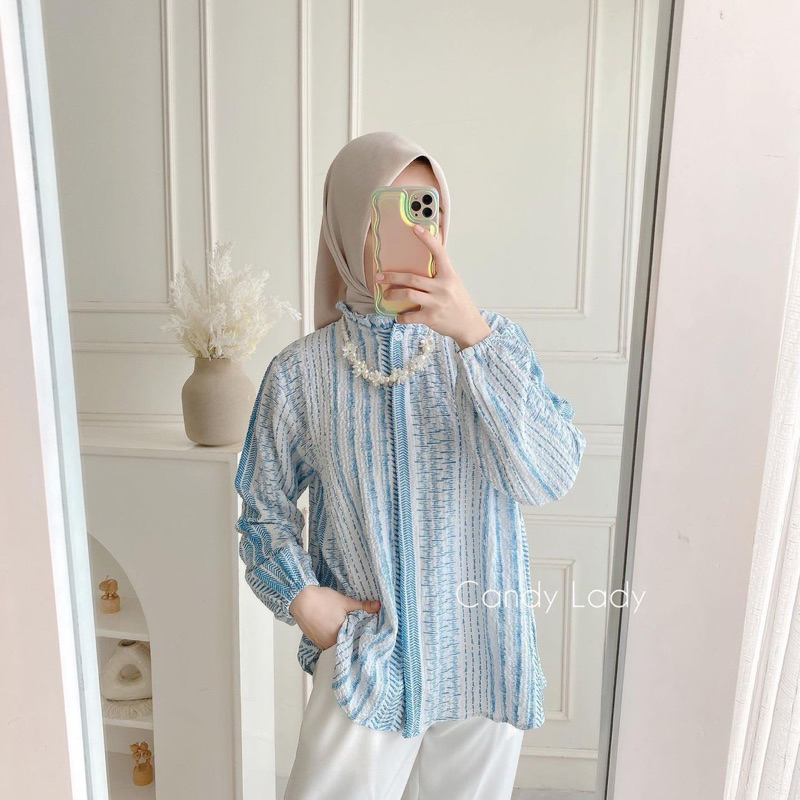 SALEN BUTTON BLOUSE