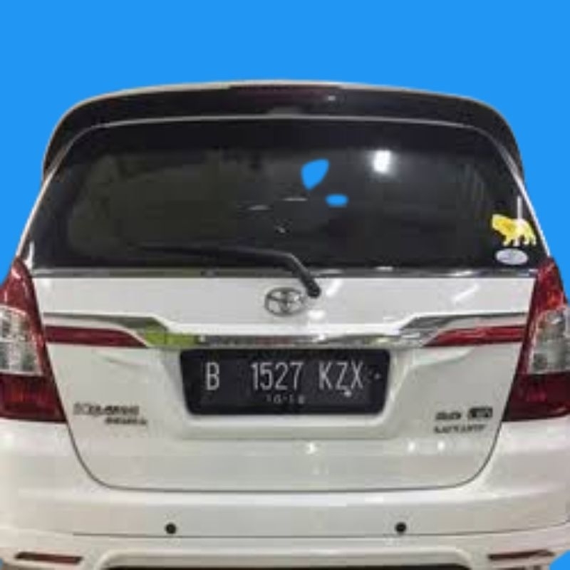 spoiler innova model luxury 2005 sampai 2015 mentah belum di cat plastik abs