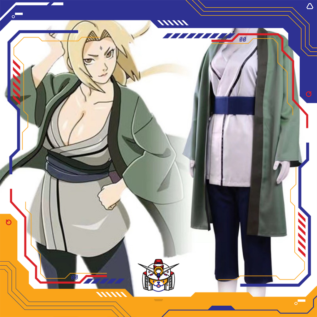 Tsunade Anime Cosplay Costume naruto