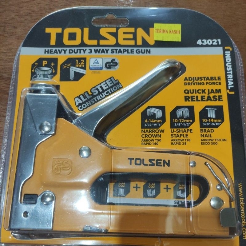 Staples tangan tolsen / Staples manual Staples jok tolsen 4-14mm