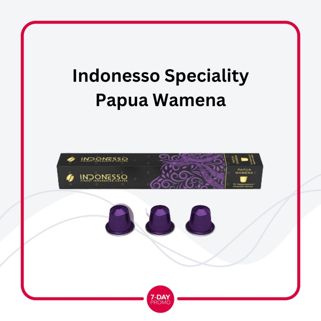 Indonesso Specialty Coffee Capsules Kopi Kapsul Papua