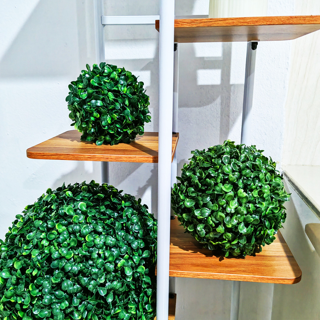 Bola Rumput Sintetis Bola Hias Bonsai Imitasi Ornamen Pajangan Dekorasi Rumah Artificial Grass Ball Satu7an PBP92