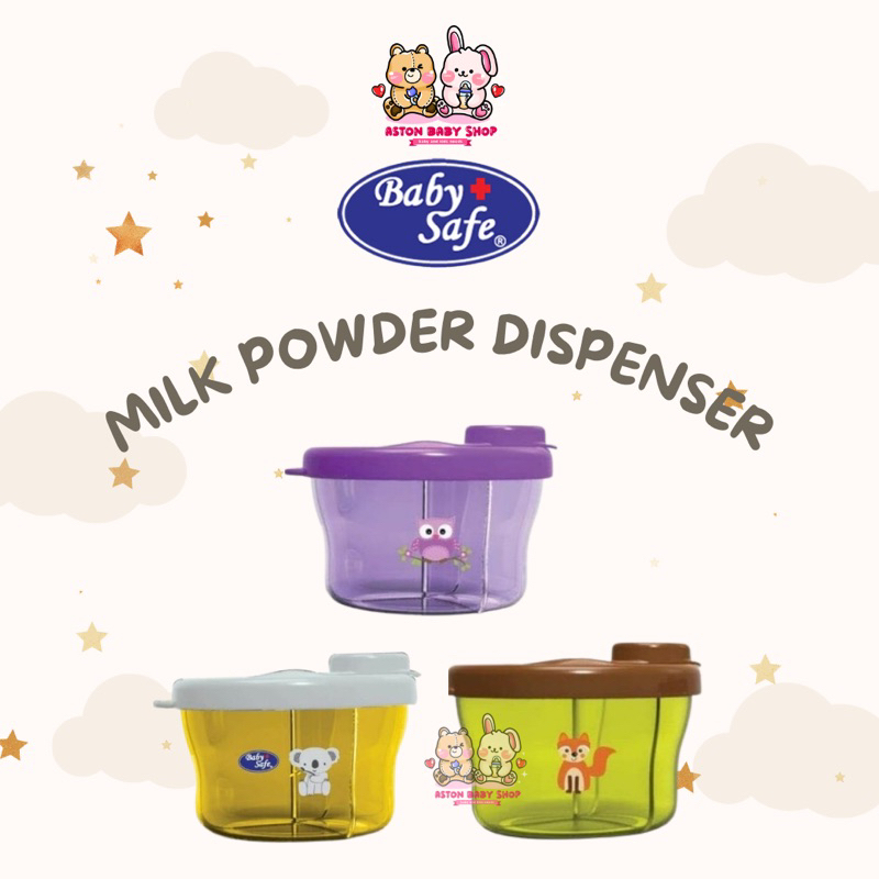 Baby Safe Milk Powder Dispenser JP031 Baby Safe Travel Milk Powder Container