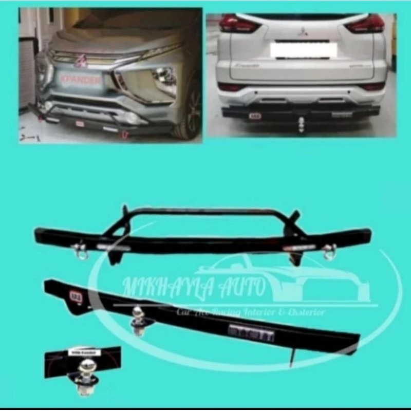 Paket Towing Tanduk Bemper Depan Belakang ARB Besi Mitsubishi Xpander