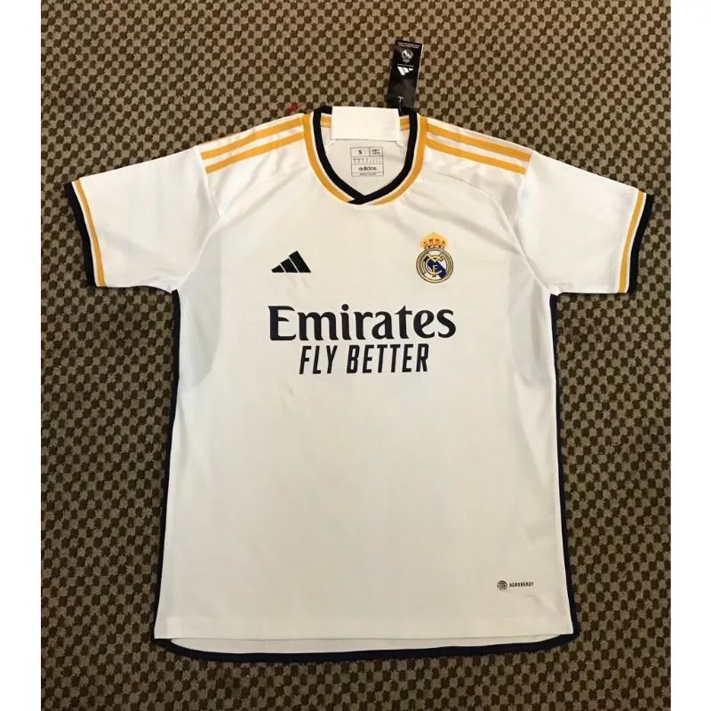 Jersey Bola Pria REAL MADRID Home PUTIH 2023 2024 23/24 Grade Ori Official