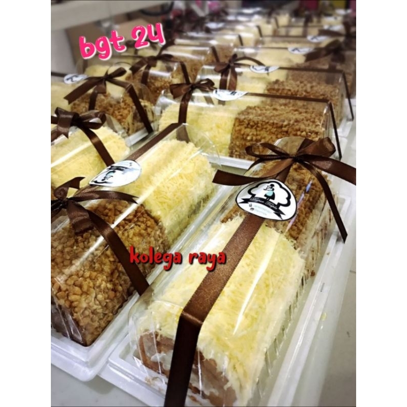 Mika Bolu Gulung BGT24cm  ISI 50PCS Ready Warna Putih dan Coklat
