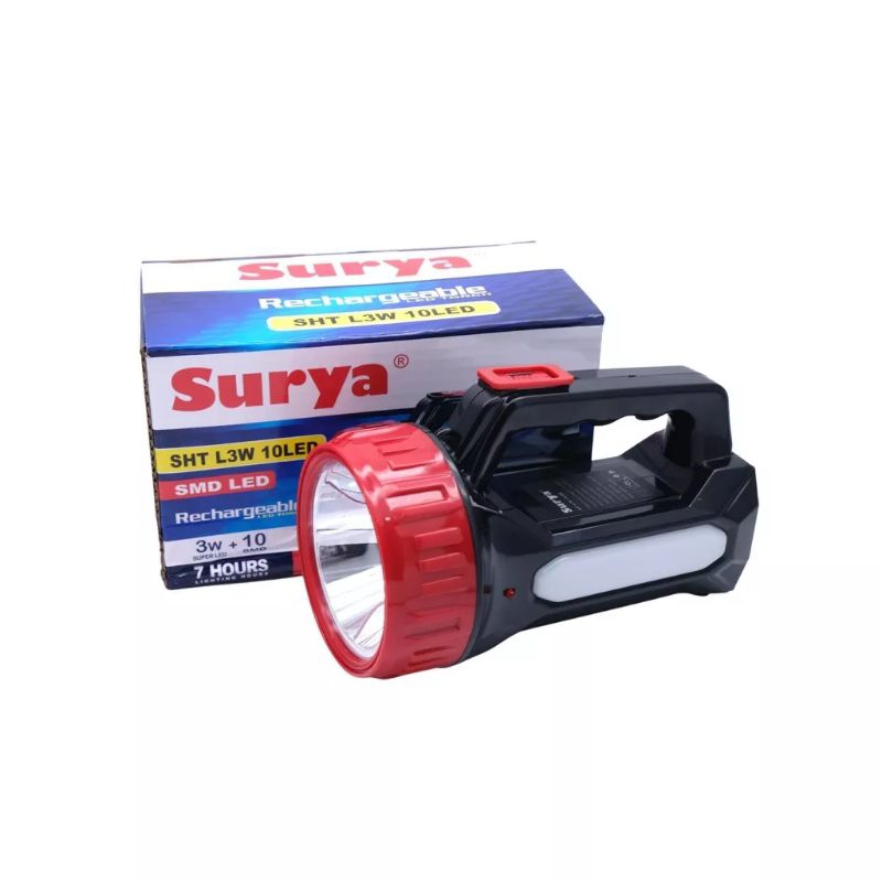 Senter LED Surya SHT L3W 10LED  / Senter Renteng Surya