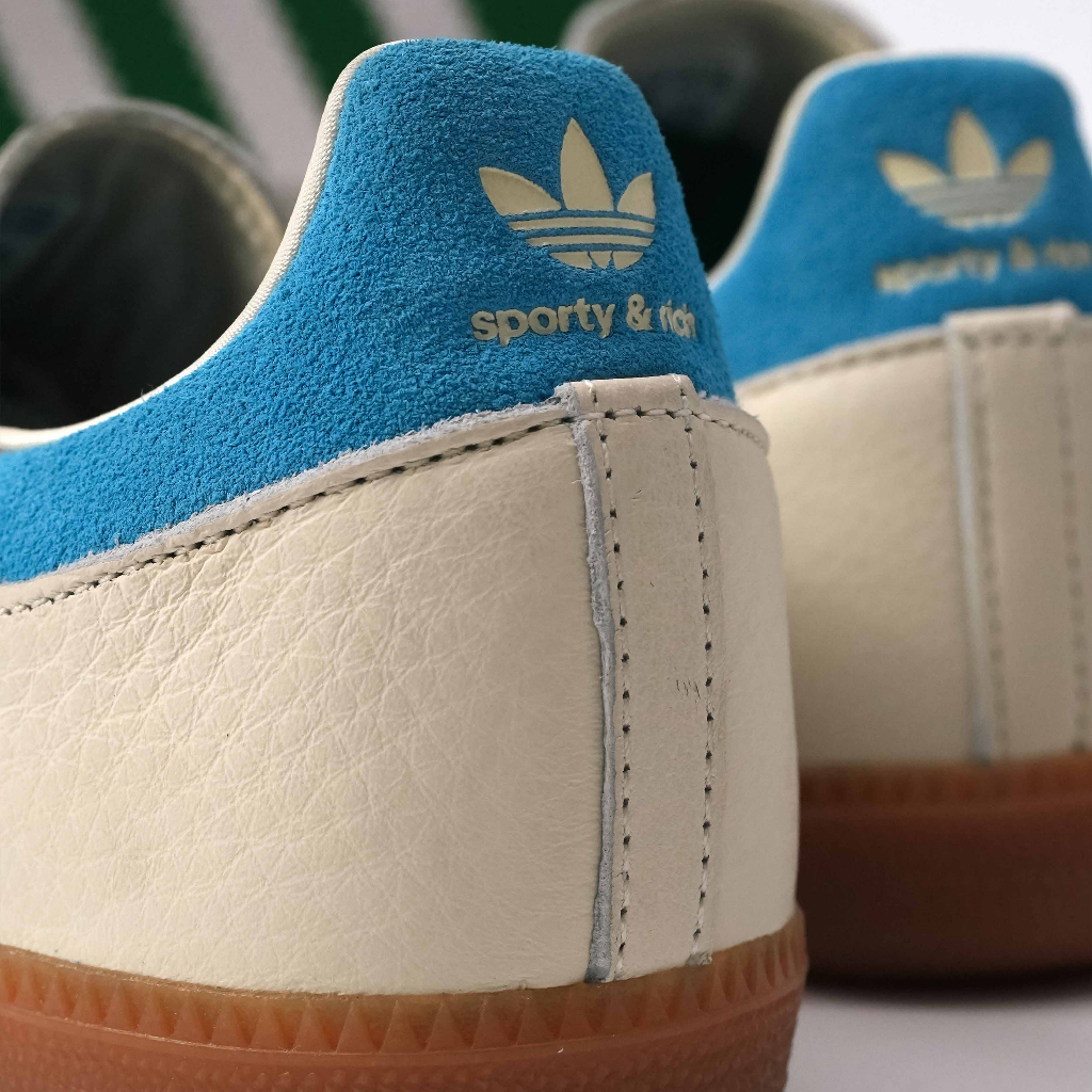 Adidas Samba OG Sporty And Rich Beige Blue