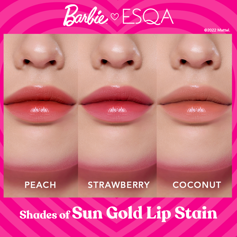 ✦SINAR✦ Barbie X ESQA Sun Gold Lip Stain