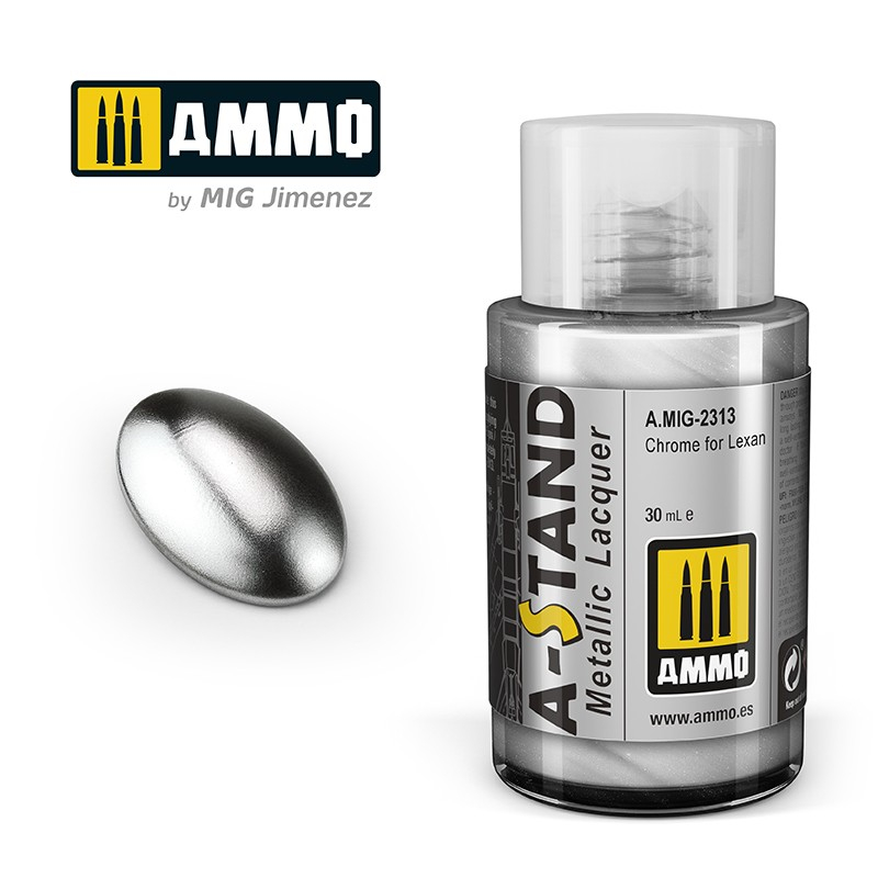 

AMIG2313 A-STAND : Chrome for Lexan - Lacquer Alclad II