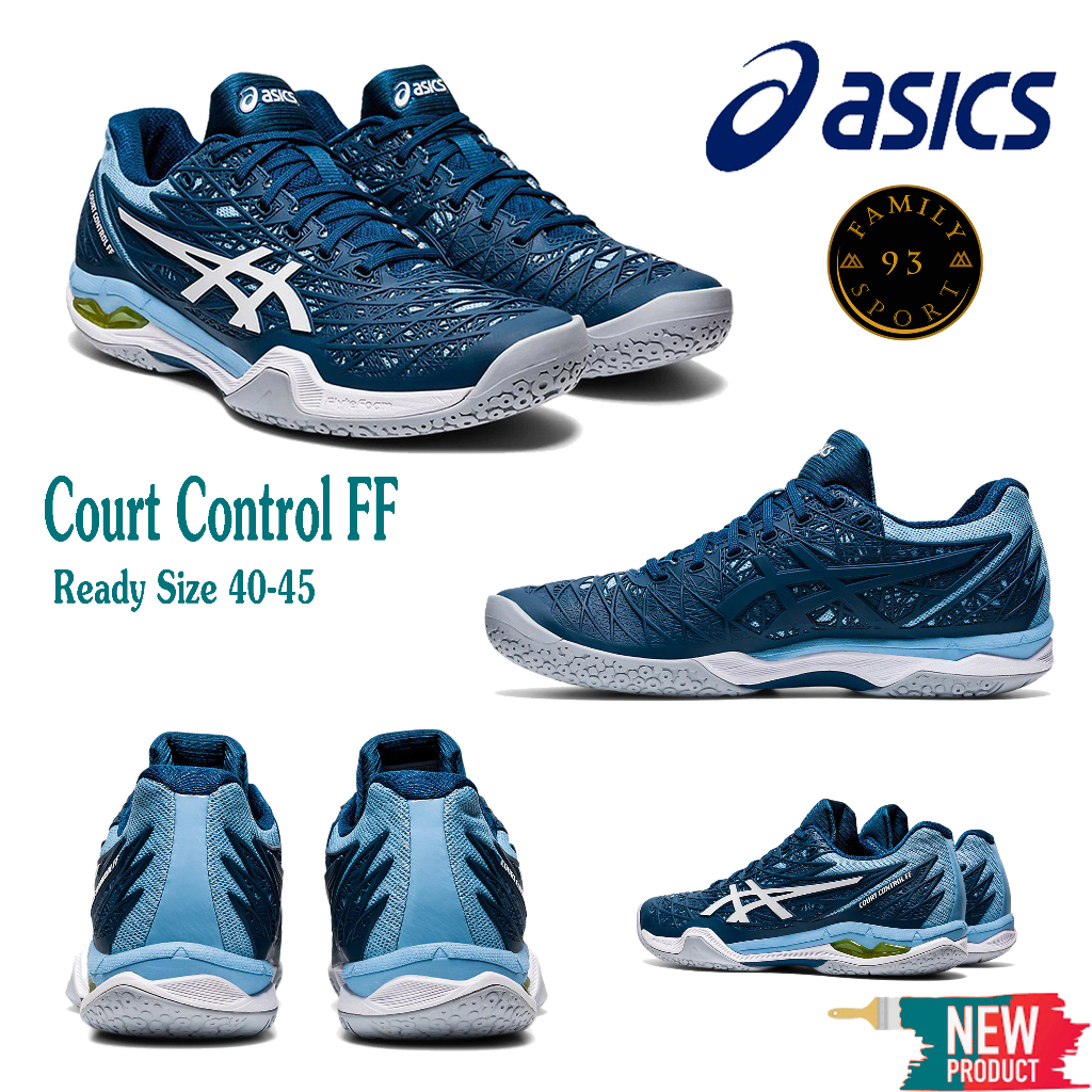 Sepatu Badminton Ascs Court Control FF Terpopuler/ Sepatu Tennis pria/wanita Sepatu Volly Court Cont