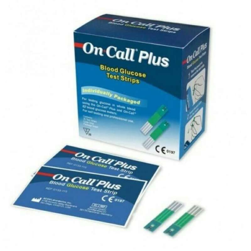 Refil Strip gula darah on call plus