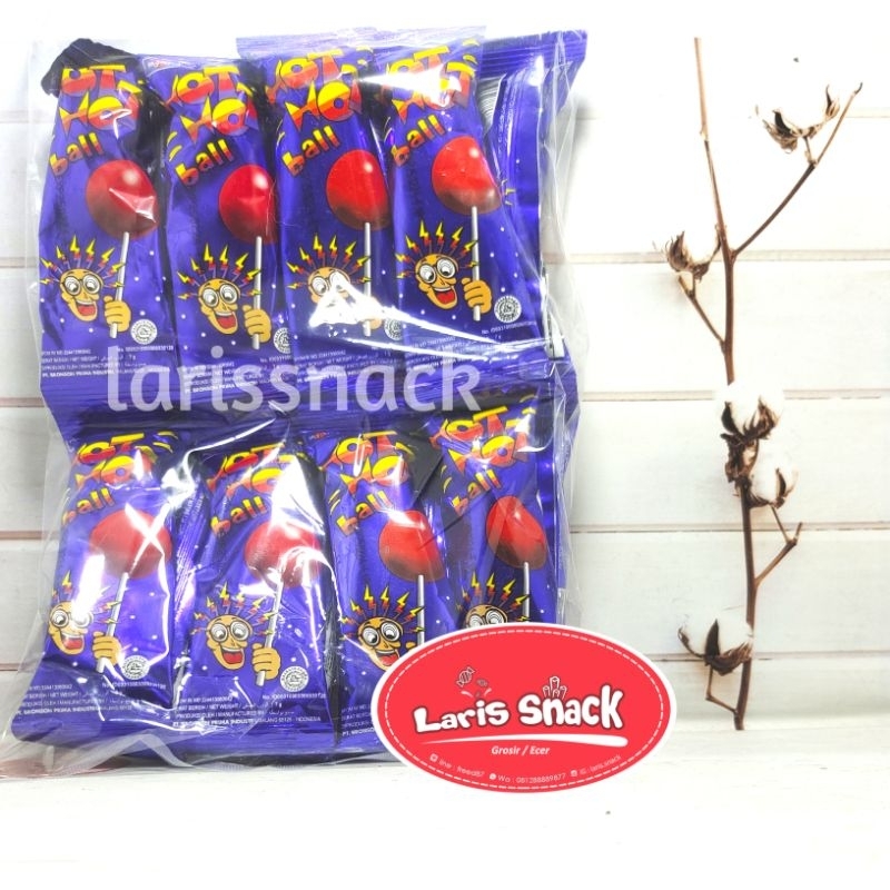 

Permen Lolipop Hot Hot Pop Ball isi 16 pcs