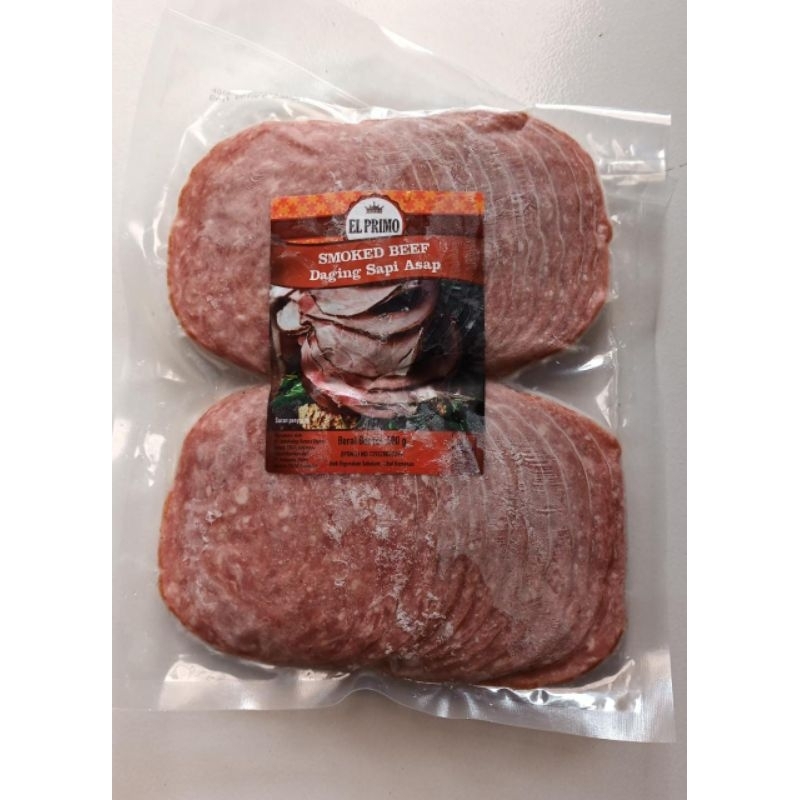 

El Primo Smoked Beef 500gr - Daging Sapi Asap 500gr