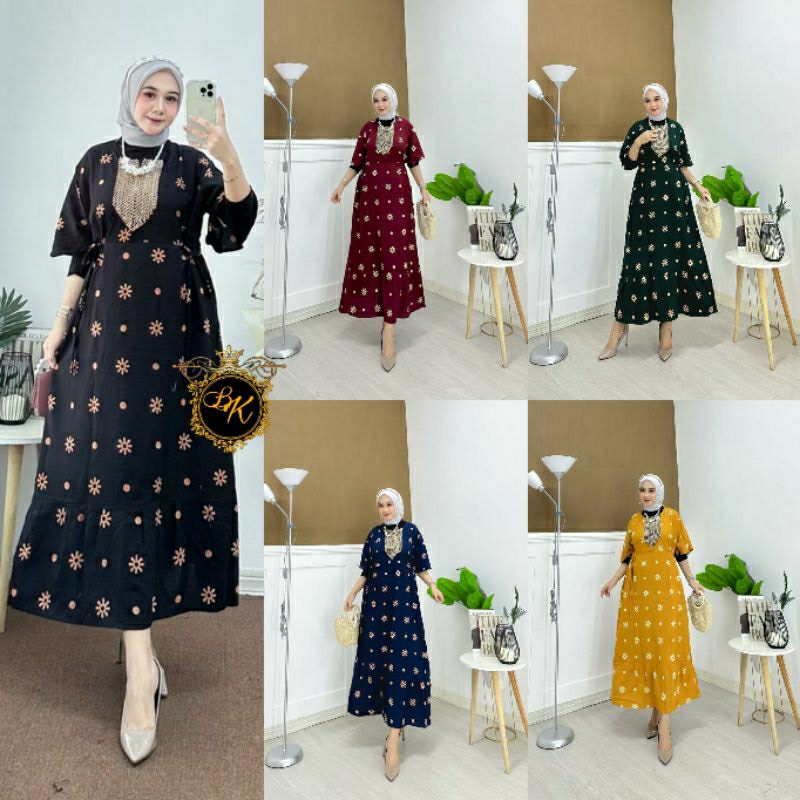 Terbaru Daster Cibi Jumbo Ld 120 | Dress Cibi Tali samping | Dress Menyusui Jumbo |