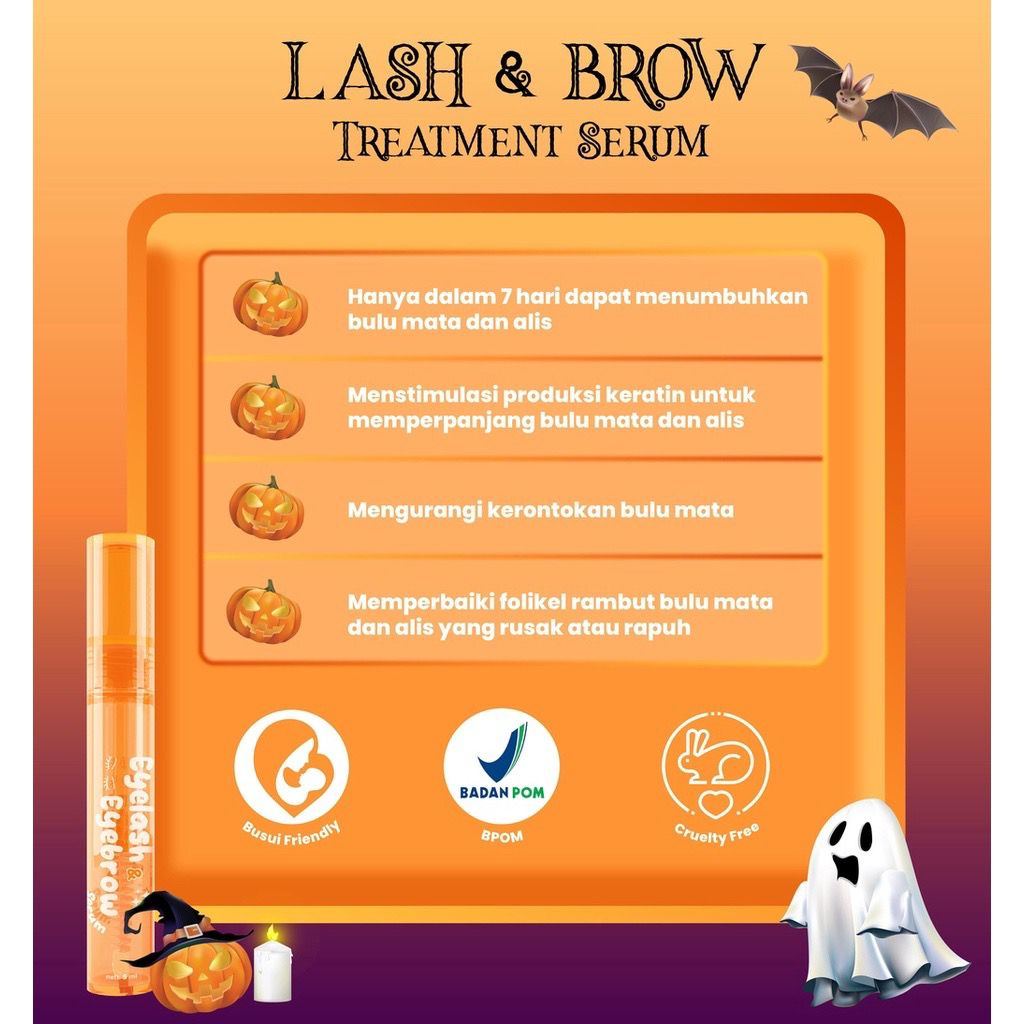 BPOM SALSA Eyelash &amp; Eyebrow Serum Penebal Bulu Mata Menebalkan dan Penumbuh Alis Cepat Panjang