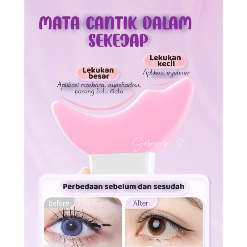 3in1 alat aplikator makeup mata eyeshadow/maskara/eyeliner