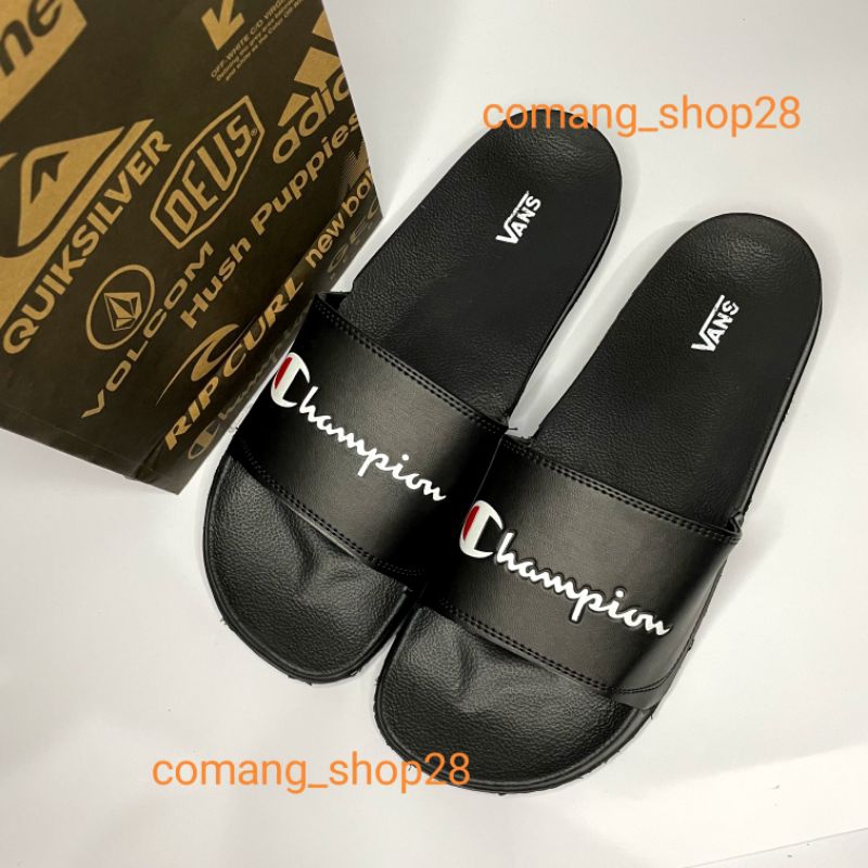 Sendal Pria Slop Champion  PREMIUM IMPORT DISTRO Sendal Flip Flop Sandal Slop