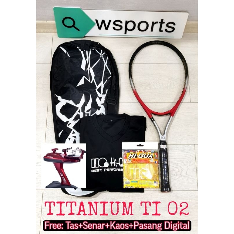 Raket Tenis Tennis HQ HiQua TITANIUM TI 02 Oriiginal