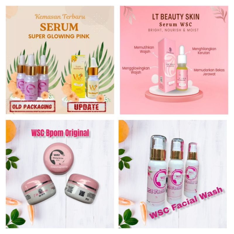WSC Premium 15g / Serum WSC Bpom /  WSC Skincare / Wsc Cream Original Bpom / WSC 2in1 Cream BPOM / S