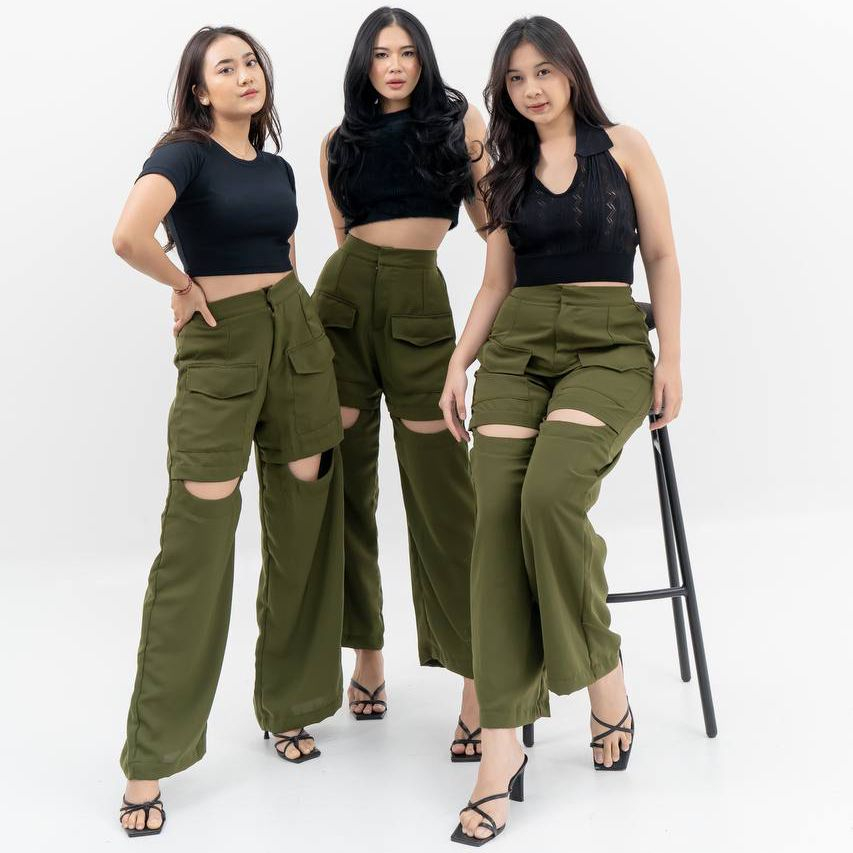 ALEXA PANT / Kulot Polyster