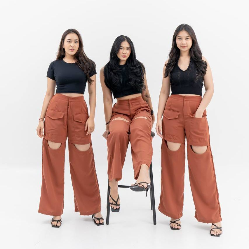 ALEXA PANT / Kulot Polyster