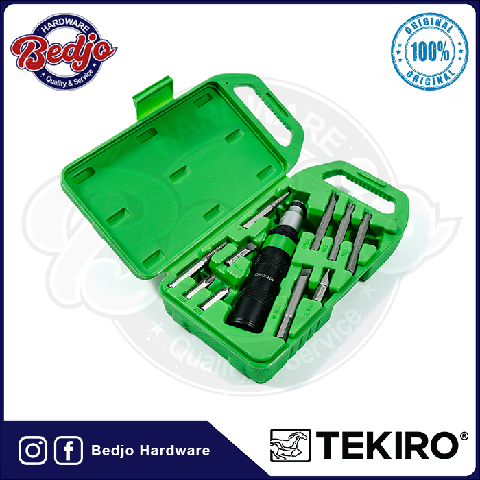 TEKIRO Obeng Ketok Set 11 pcs / Obeng Ketok Tekiro