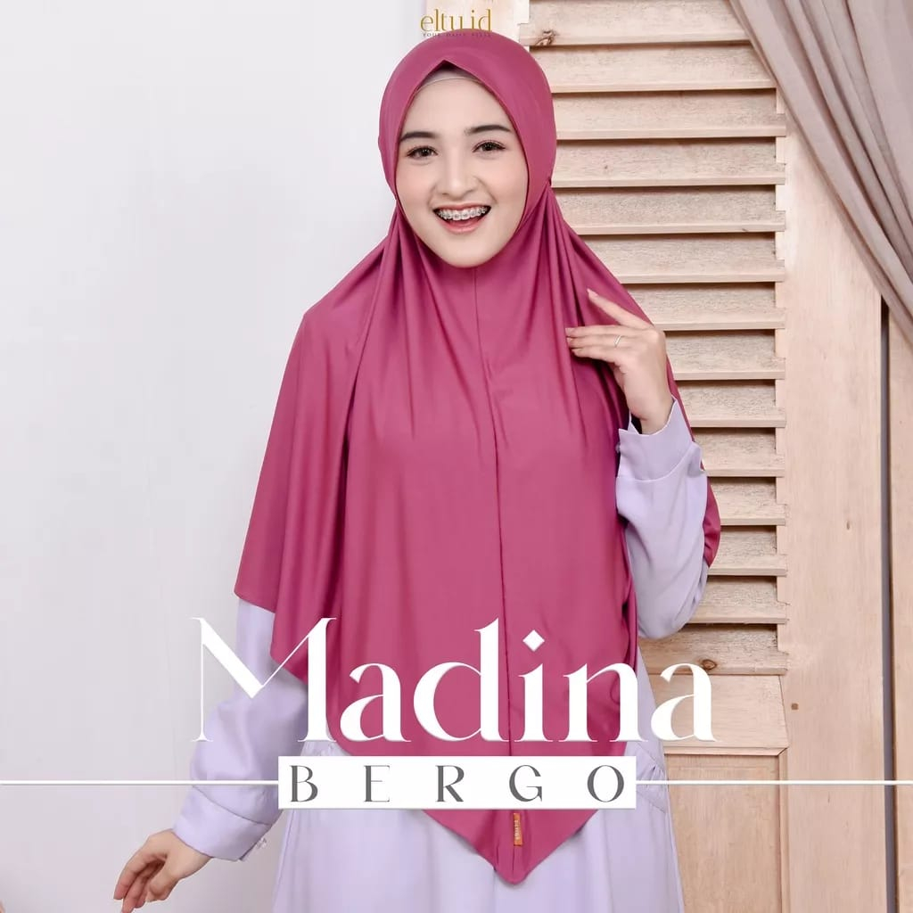 Hijab Instan /Jilbab Bergo Eltu /Bergo Tali/ Madina Bergo Eltu