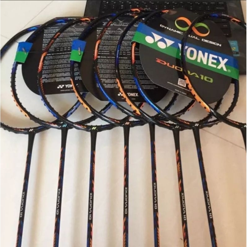 Raket Badminton Yonek Bulutangkis Siap Pakai Duora 28 Lbs 10 Bintang Langsung Senyawa High Quality Import Terbaru