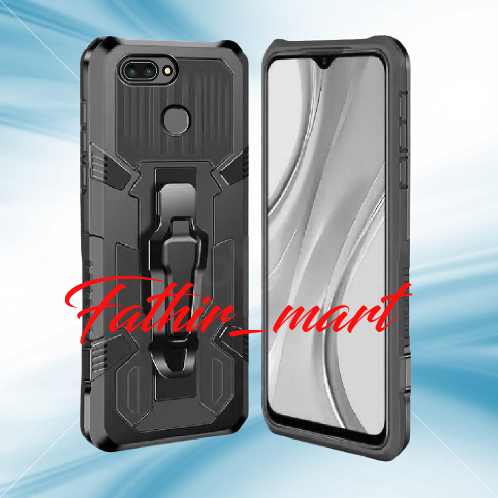 Case OPPO A12 OPPO A5S OPPO A7 OPPO F9 Casing Standing Back Klip icristal Hardcase Robot New Cover