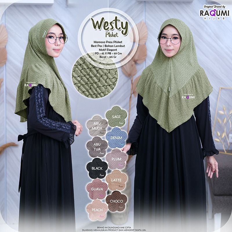 WESTY PLISKET BY RAQUMI HIJAB