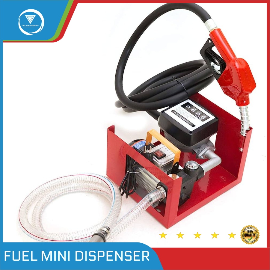 Pompa Minyak Diesel YB-60 / Fuel Transfer Pump Diesel Oil Minyak YB-60 | Pompa Transfer BBM Minyak Solar Premium Air dengan flowmeter