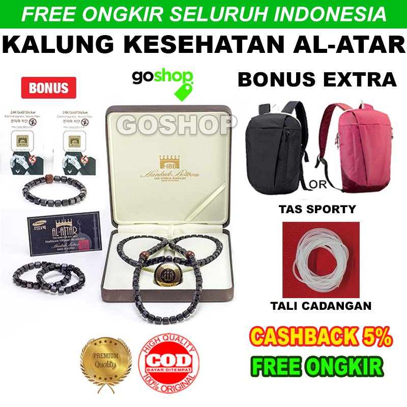 AL ATTAR Kalung Kesehatan - TASBIH AL ATHAR - Batuan Gwisamunsok